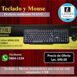 Teclado y Mouse Inalámbrico