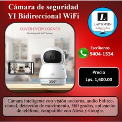Cámara de Seguridad YI Bidireccional WIFI